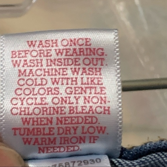 SO Trendy Distressed Lace Fringe Hem Denim Jeans Cutoffs. Size 7 Girls - Picture 5 of 10